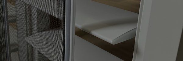 Integrated Flyscreen Shutters.